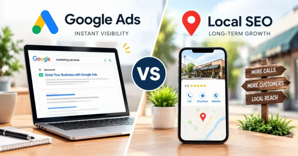 Google Ads vs. Local SEO